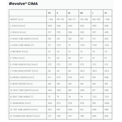 evolve CIMA Speed - Rewind/Bold Carbon Road bike - Size L/580mm