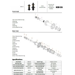EliteWheels Road Bearing Combo
