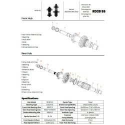EliteWheels Road Bearing Combo