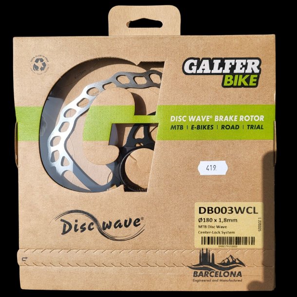 GALFER Gravel/MTB Disc, 180x1,8mm