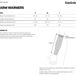 GripGrab PACR Thermal Arm Warmers / M