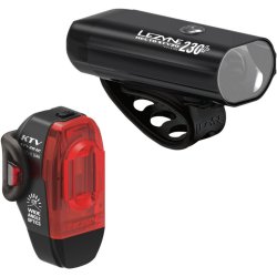 Lezyne Hecto 230+ / KTV StVZO Light Set - black