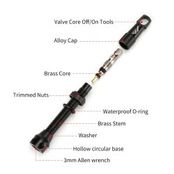 EliteWheels Mana Tubeless Valve Set