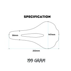 Samassi R3 - 3D Printed Saddle