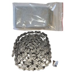 Shimano XT/Ultegra 12-Speed Silca Waxed Silver Chain