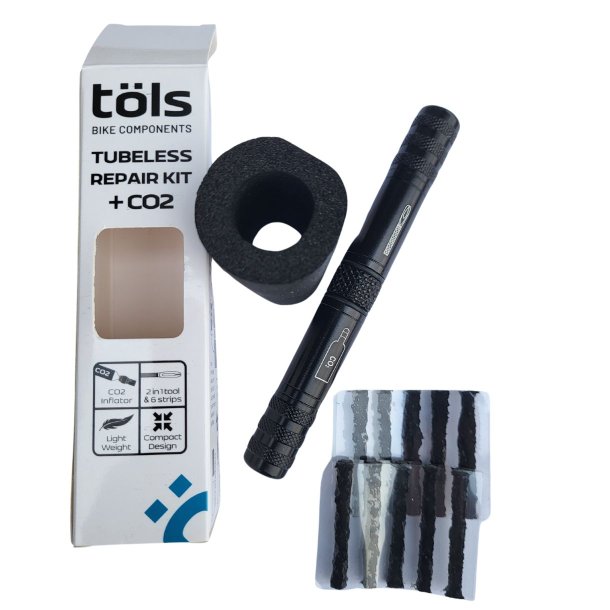 Tls Tubeless Repaer Kit CNC Black